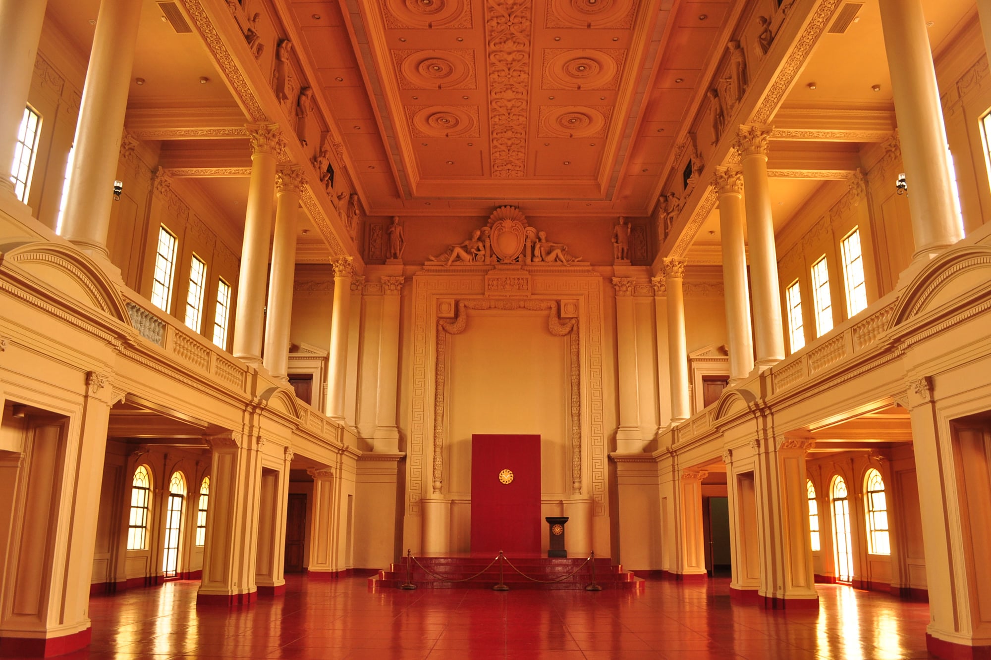 The historic Senate Hall inside the National Museum of the Philippines